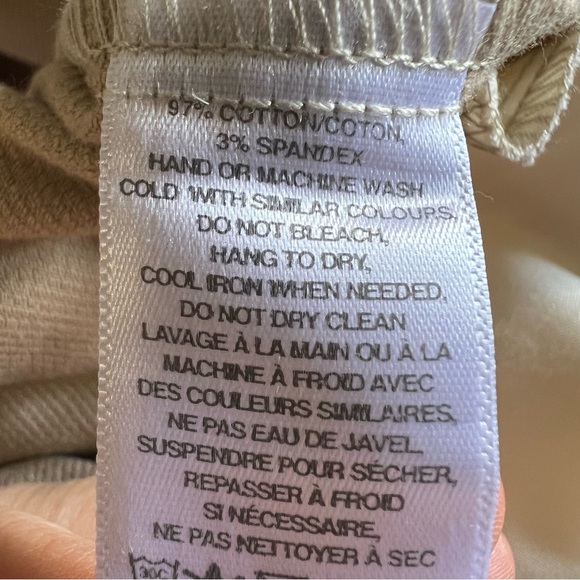 Smash & Tess tan corduroy wide leg high waist pants size L excellent condition - Picture 11 of 11